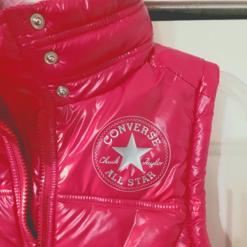 Like New Pink Converse Puffer Vest~10/12~Girls~Spring~Fashion